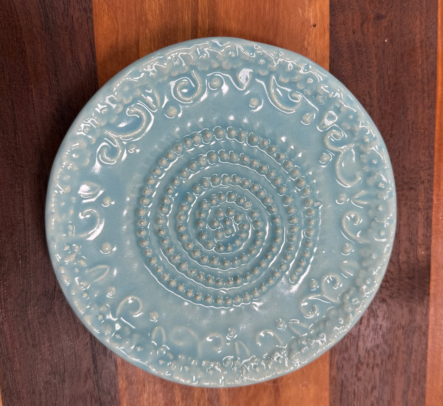 Teal Grater Plate