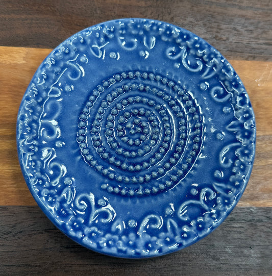 Blue Grater Plate