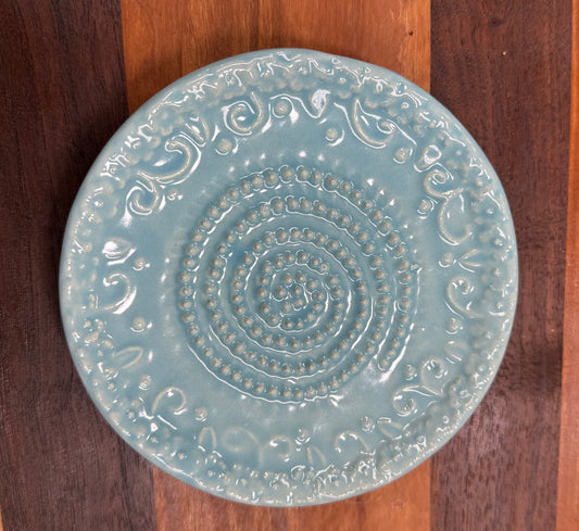 Teal Grater Plate
